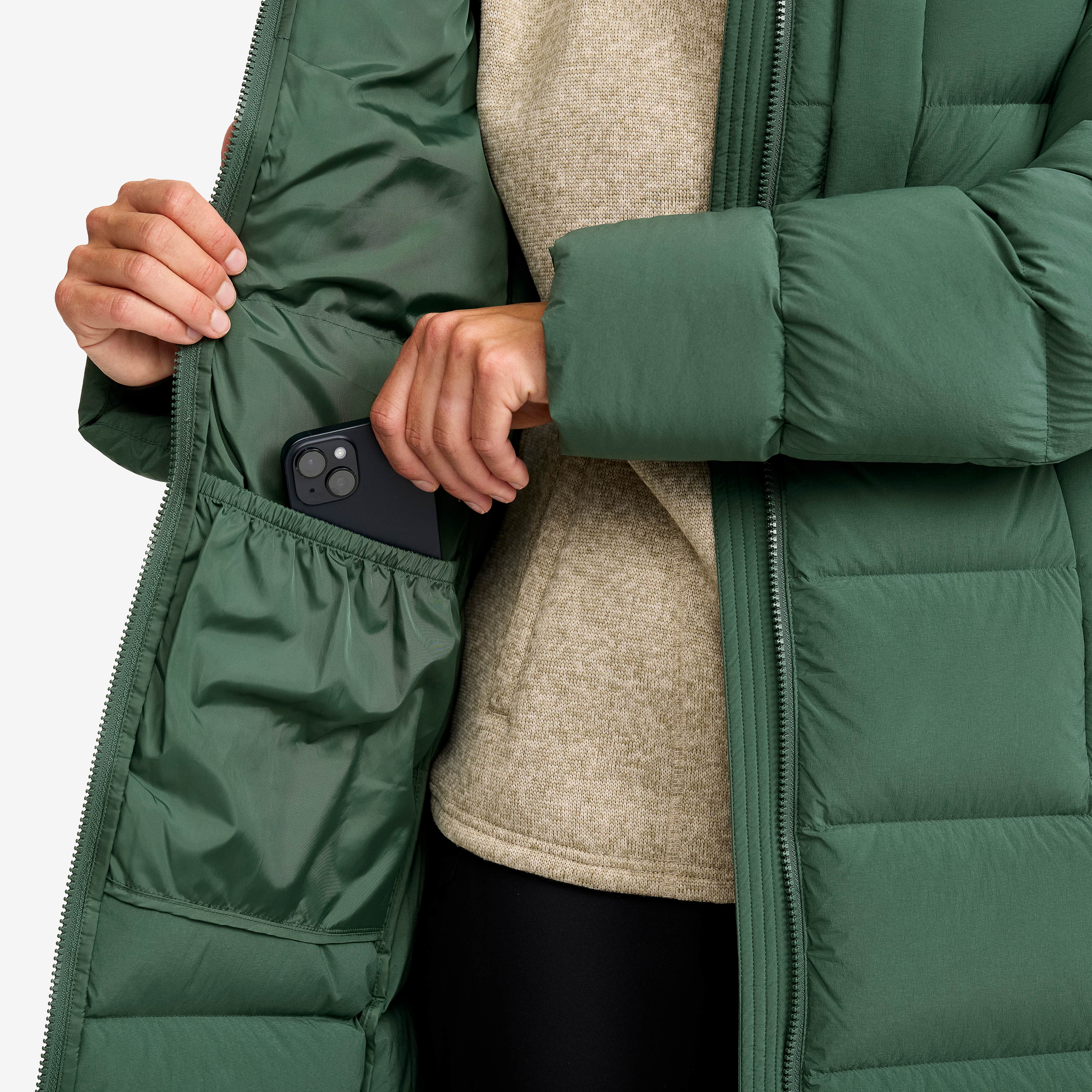 Flexpedition Down Parka Dame Garden Topiary
