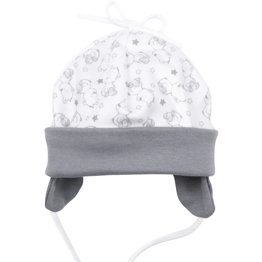 Baby Sweets 3tlg Set Strampler + Shirt + Mütze A star is born weiß grau