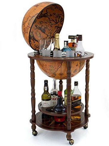 Art 40 wereldbol bar met echtheidscertificaat van Zoffoli