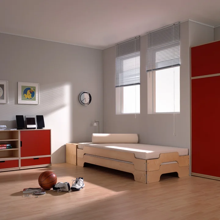 Müller Small Living - Stapelliege 100 x 200, Birke natur