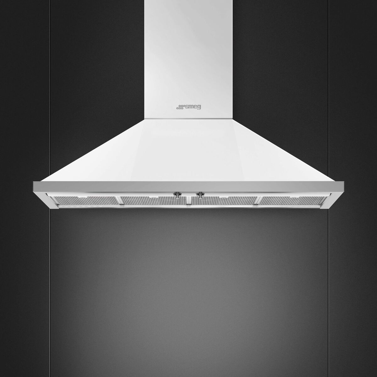 KPF12WH Portofino kjøkkenvifte 120 cm, hvit