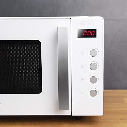 Cecotec Micro ondes numériques sans plaque GrandHeat 2010 Flatbed Steel. Puissance 700 W, Capacité 20 Litres, Grille 900 Watt, 9 Fonctions préréglées, Démarrage rapide, Nettoyage facile. : Cuisine et Maison