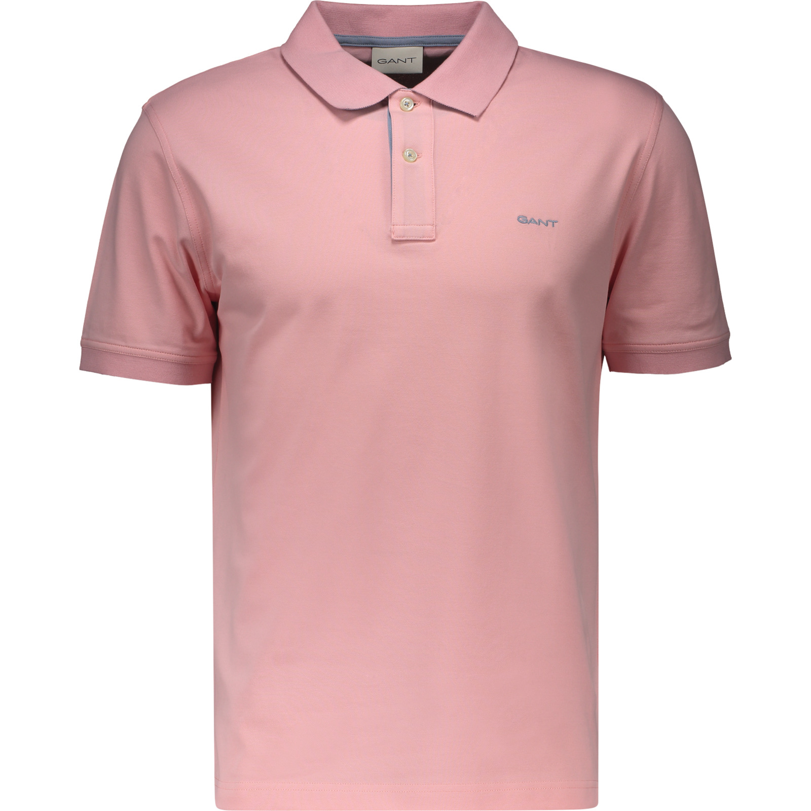 Gant Herren-Poloshirt Reg Contrast Piquet S, rosa