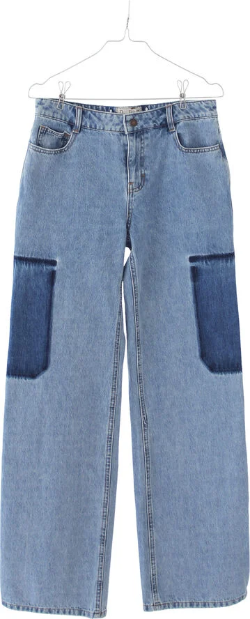 Designers Remix Miles Contrast Jeans Blå