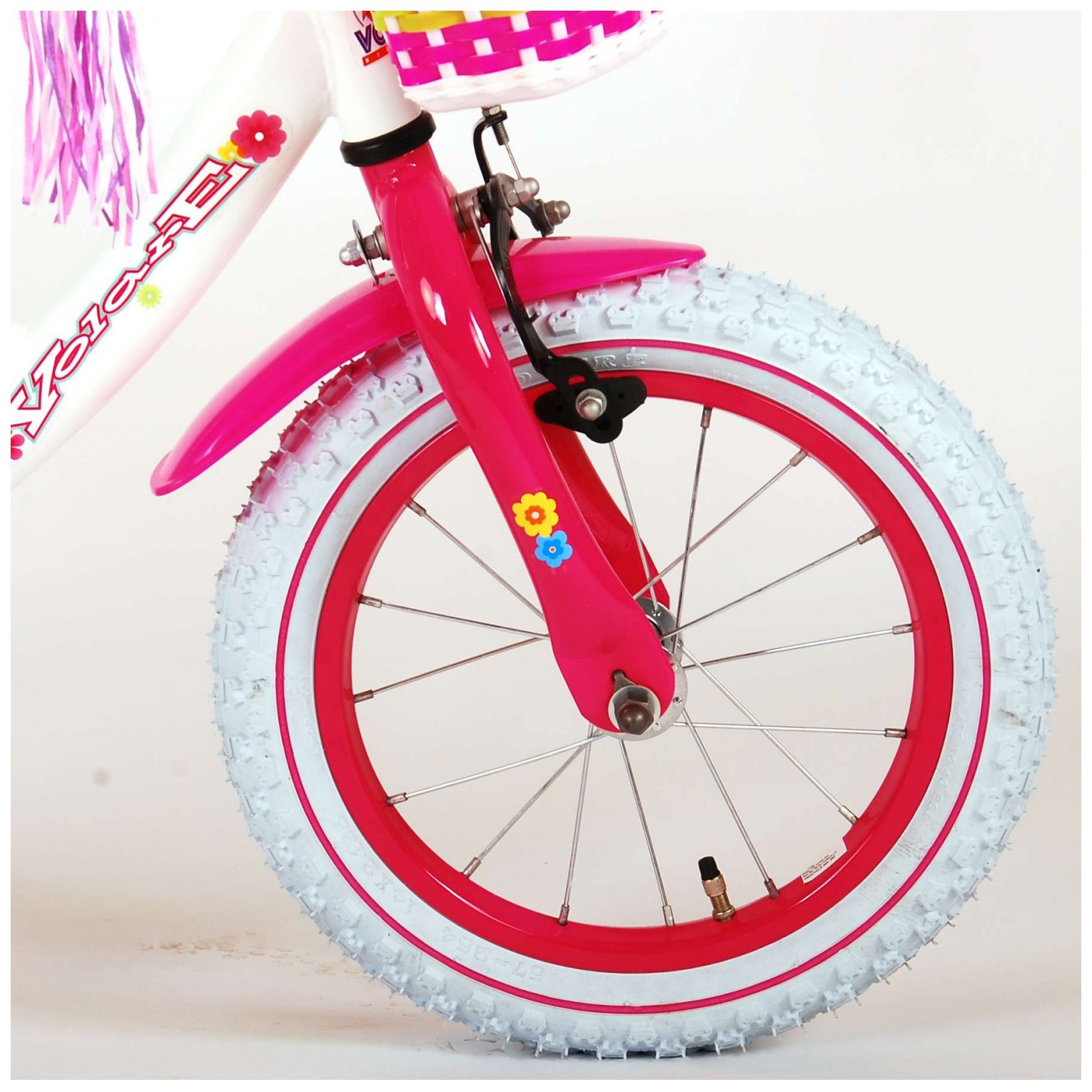 Volare Ashley Fiets - 14 inch - Wit