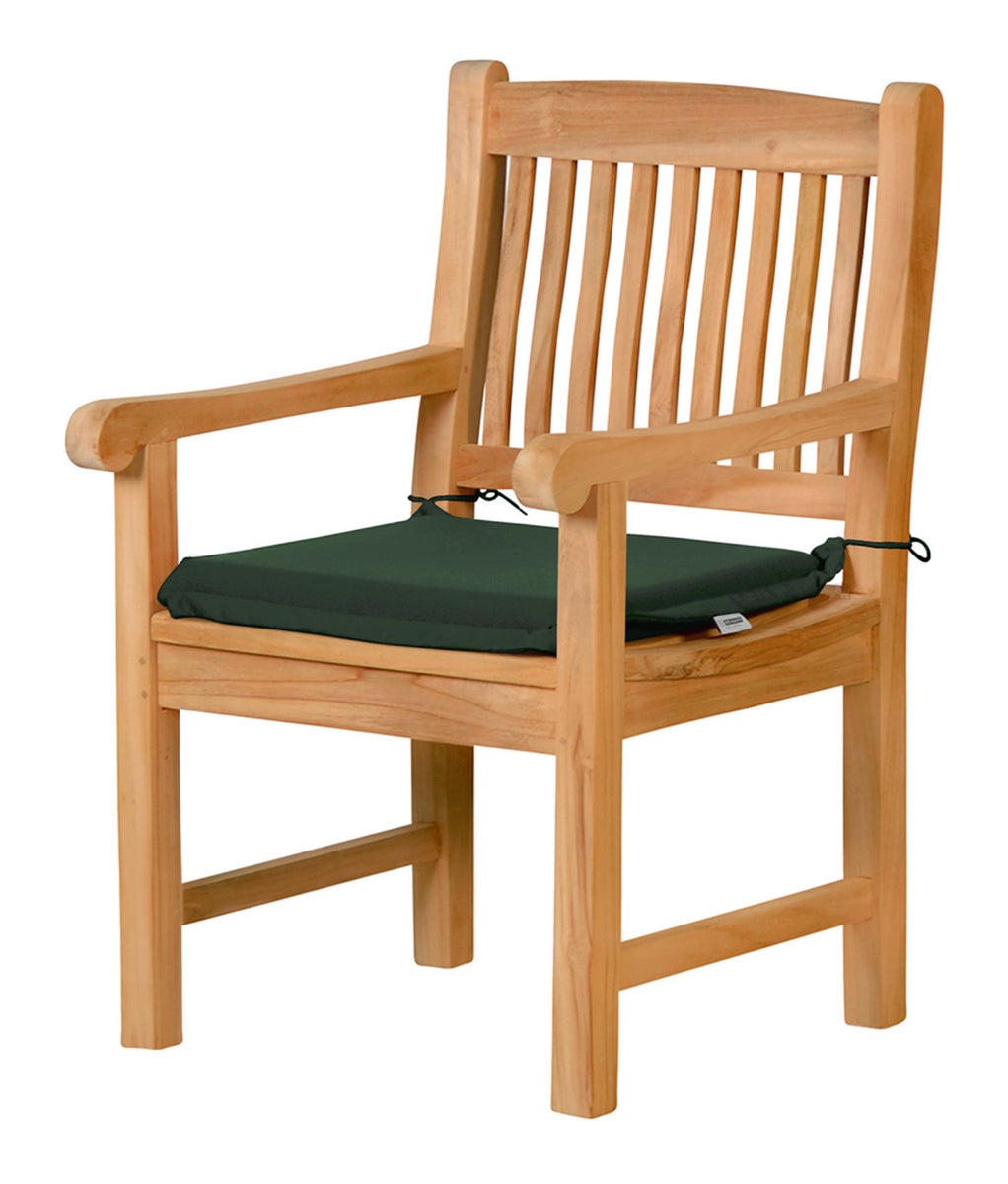 Zitkussen voor tuinstoel, groen/donkergroen, premium, Made in Germany