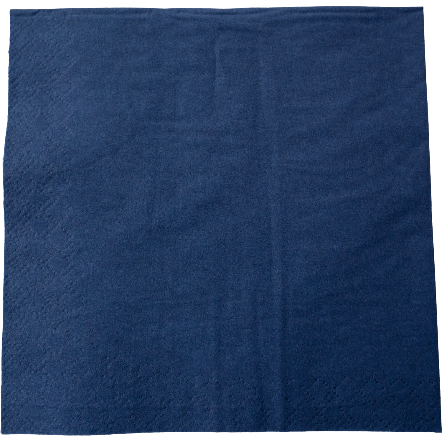 Servet, 1/4 vouw, 2-laags, 33x33cm, cellulose, blauw
