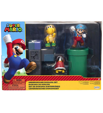 Super Mario Leges?t - Diorama Set - Underground - 5 Dele