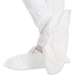 Surchaussure jetable Anti Slide Hygostar, blanc - Lot de 50