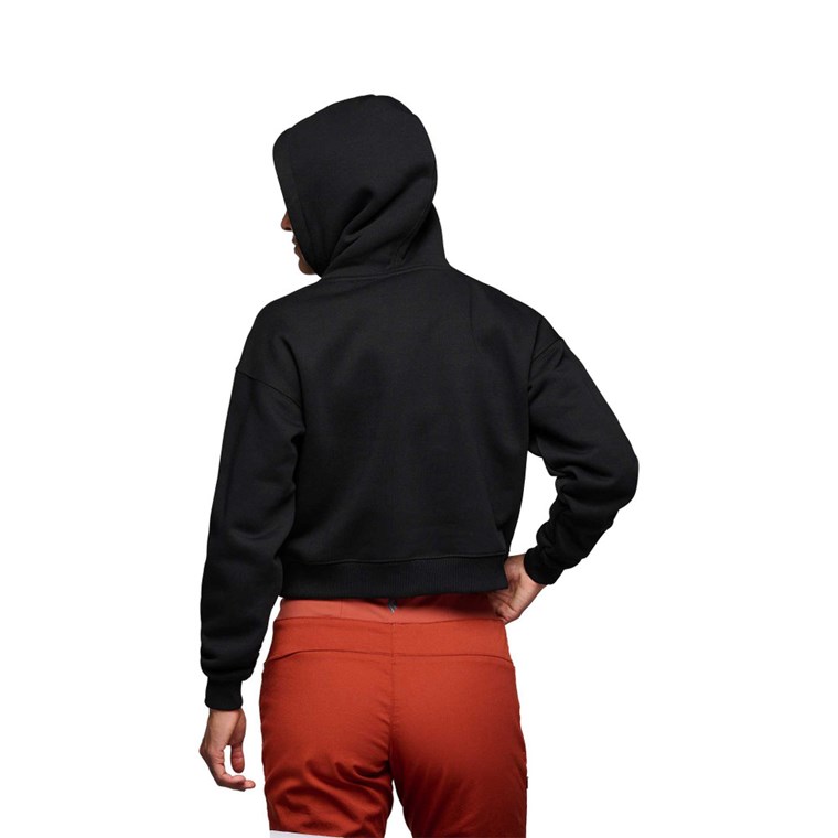 Black Diamond W Crop Po Hoody Black