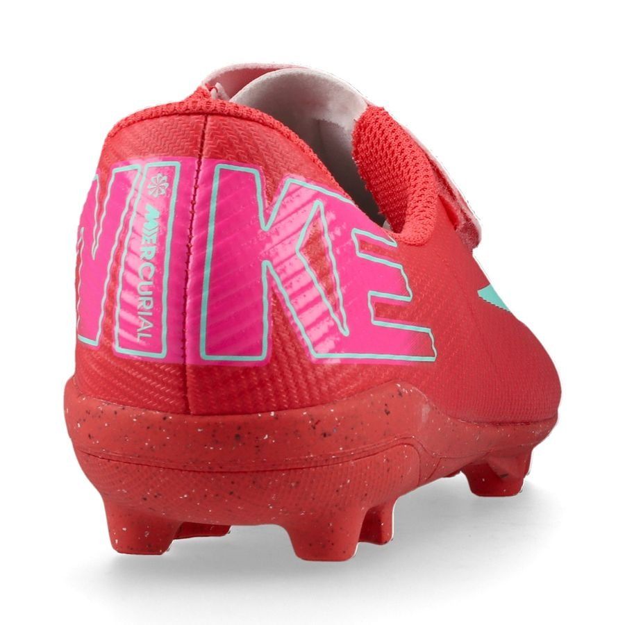 Nike Mercurial Vapor 16 Club Velcro MG Mad Energy - Rouge/Vert Enfant