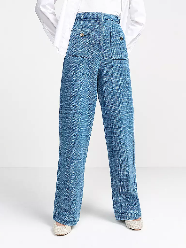 RICH & ROYAL Culotte blau