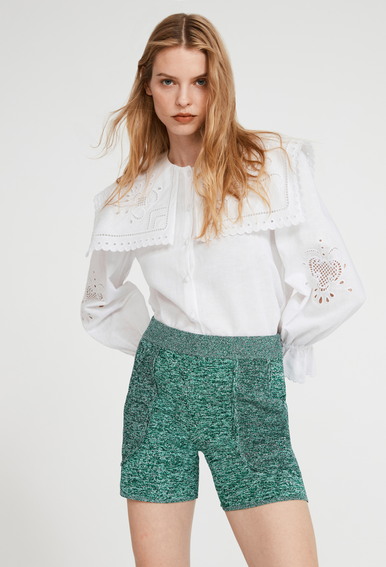 Short maille effet chine