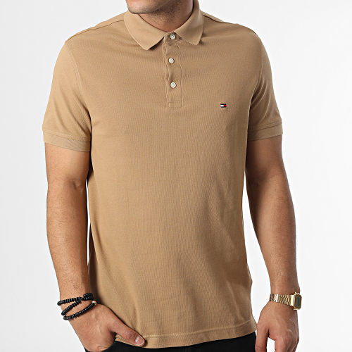 Polo Manches Courtes Slim 7771 Camel