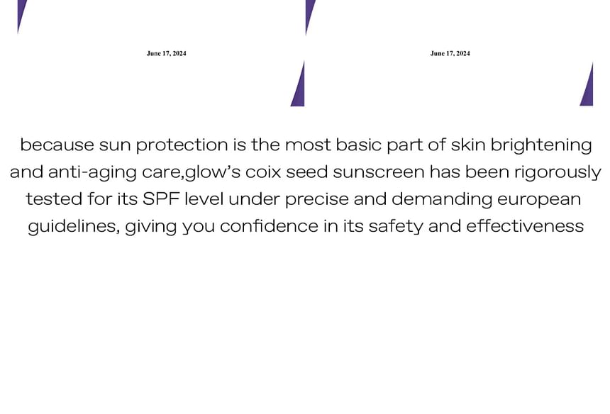 glow - Coix Seed Zonnebrandcrème