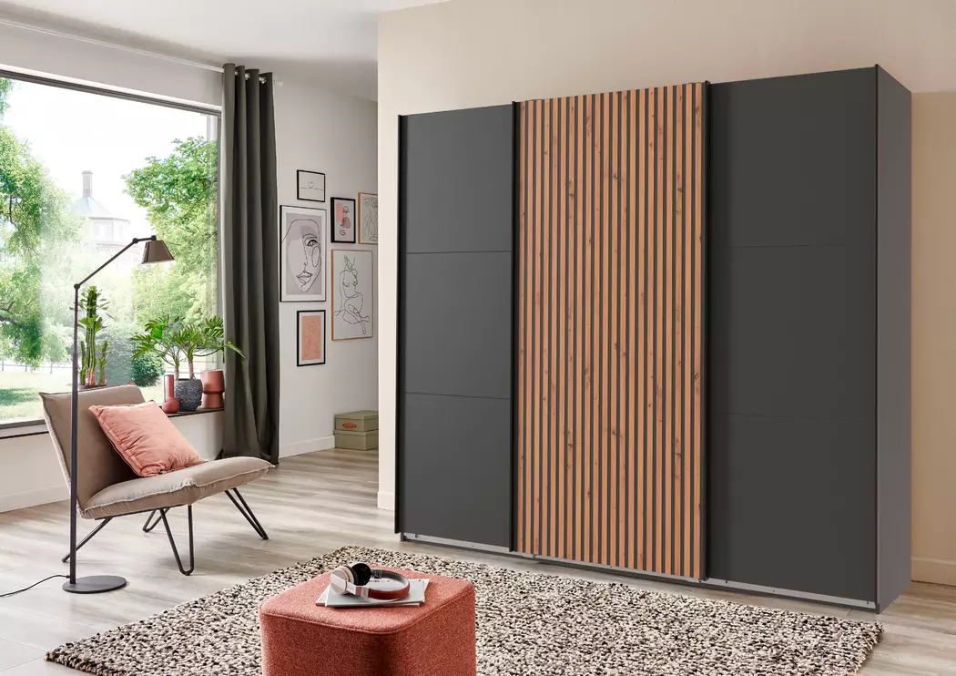 Schwebetürenschrank Andorra 250 x 216 cm