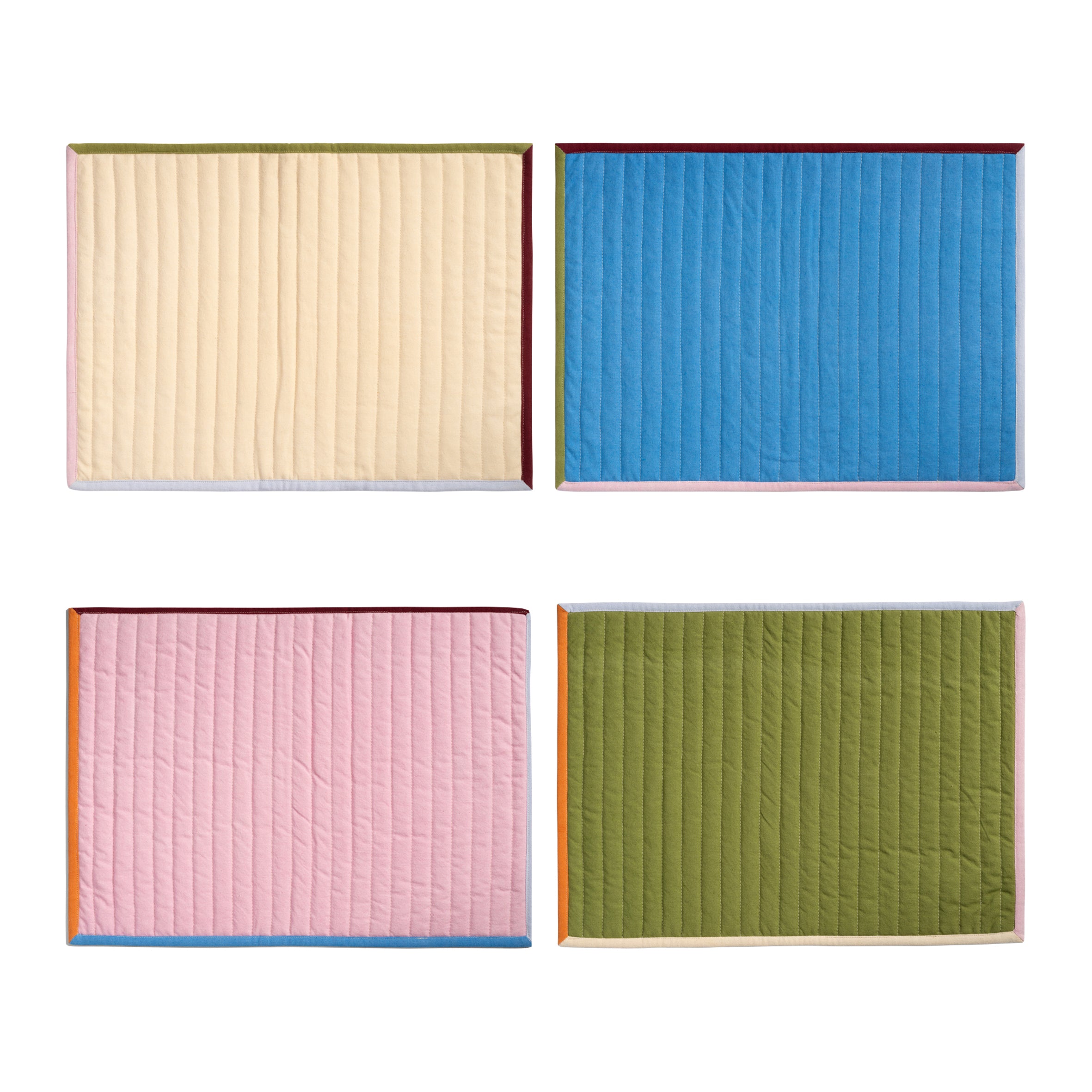 &k amsterdam Stitch Placemat - Set van 4