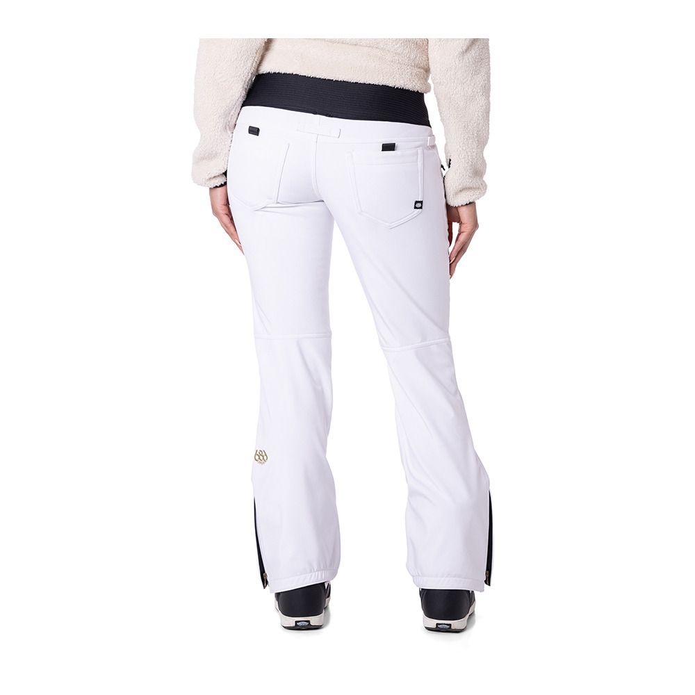 686 GOSSIP SOFTSHELL - Pantalon ski Femme white