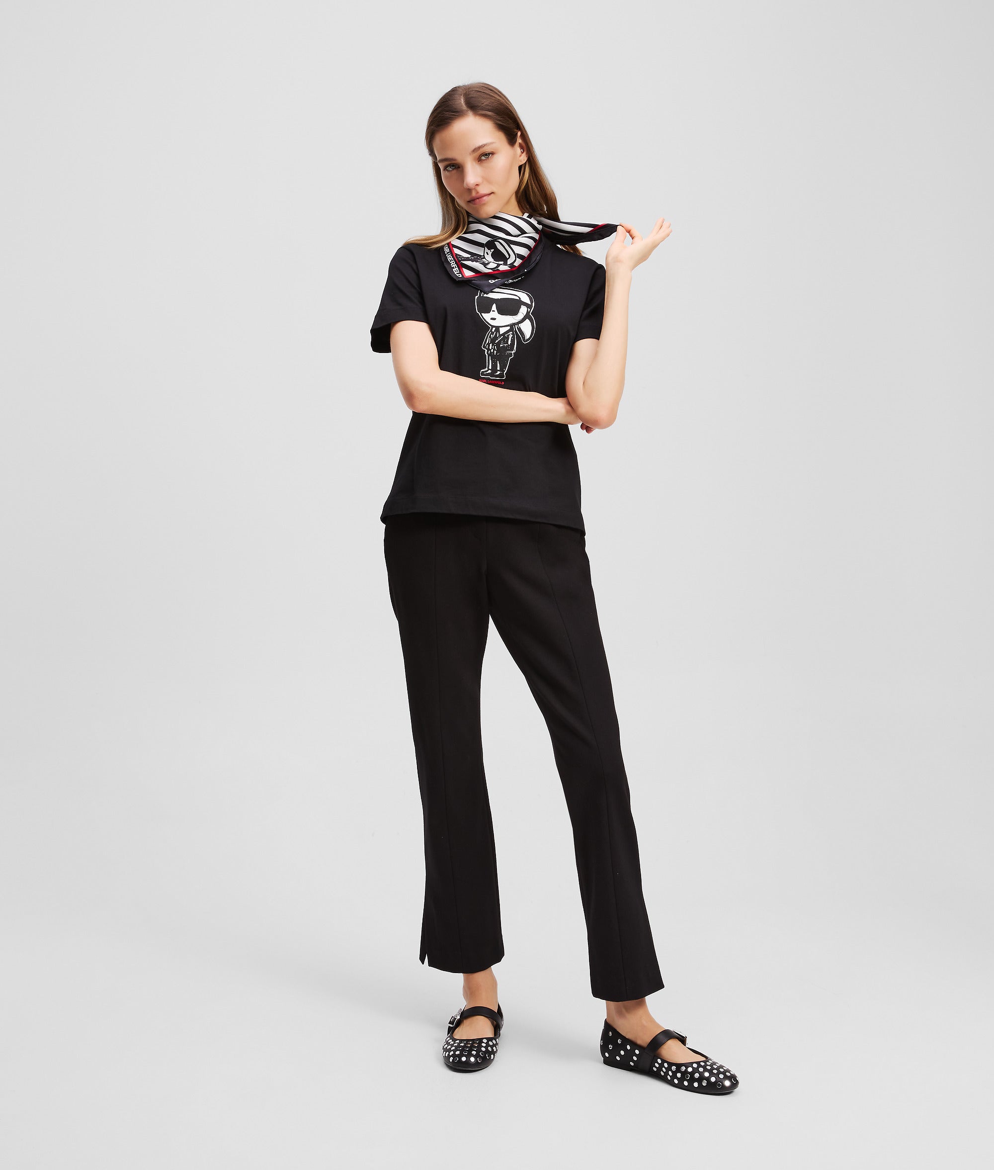 Ikon T-shirt met schets van