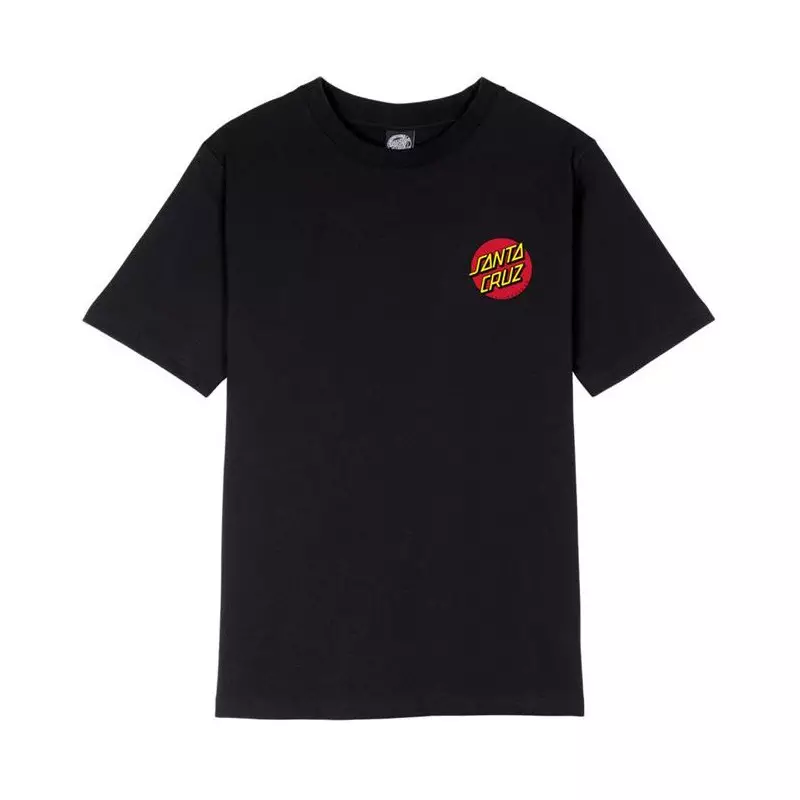 Tee shirt SANTA CRUZ Classic Dot Chest Black