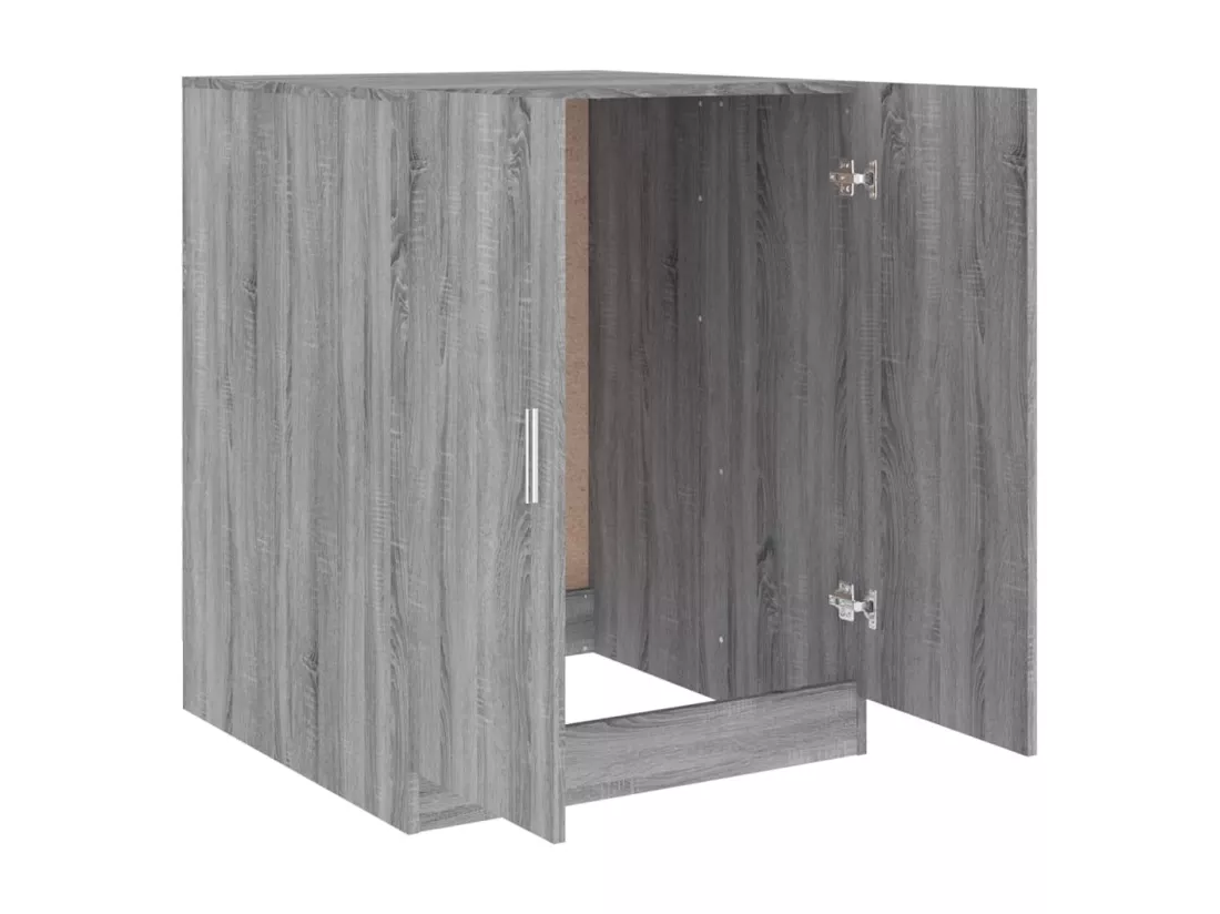 Armoire pour machine à laver Sonoma gris Bois d'ingénierie