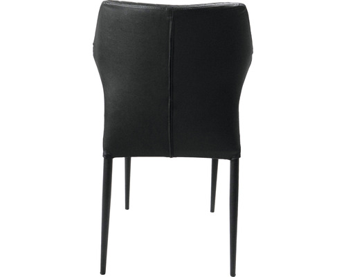 Stapelstoel VEBA Louis 57,5 x 49 x 81,5 cm staal zwart