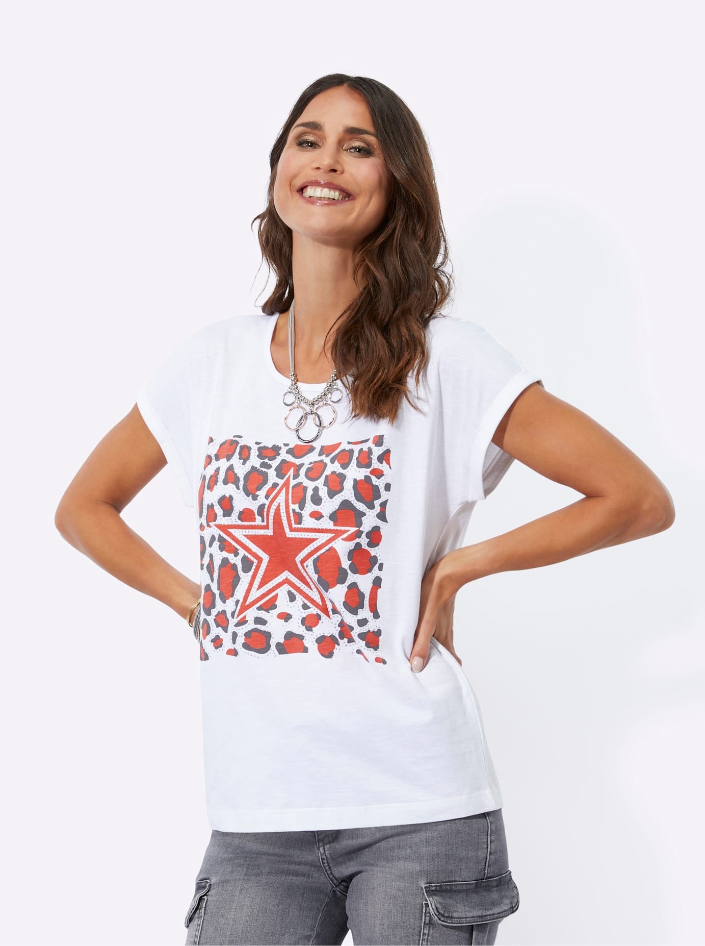Inspirationen Rundhalsshirt »Shirt« 1 Stk. tlg.