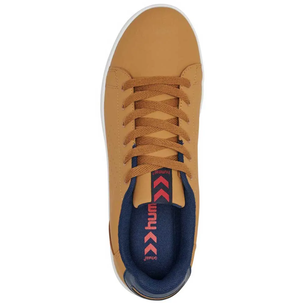 Hummel Busan Synth. Tênis esportivo de nobuck