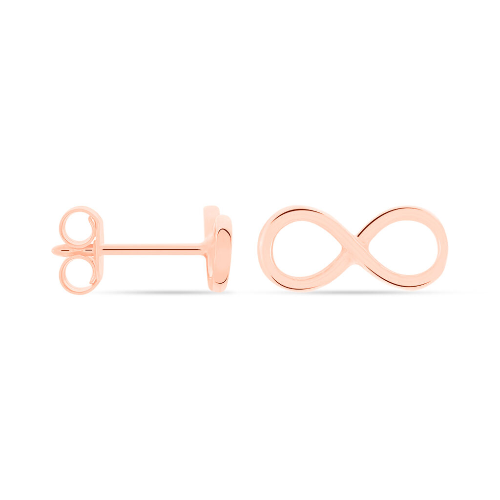 Boucles D'oreilles Pendantes Castilla Argent Rose