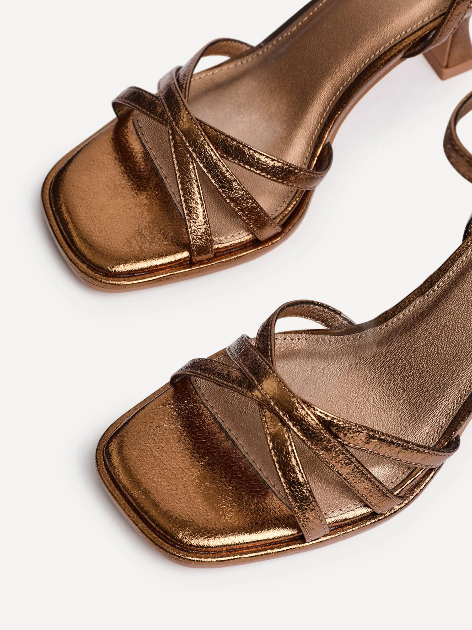 Brons - Linzi Faro Strappy Heeled Sandals