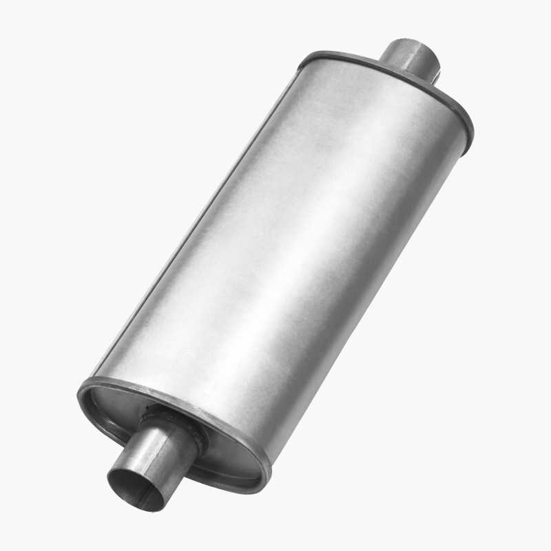 Lyddemper, aluminisert stål, 51,5 mm