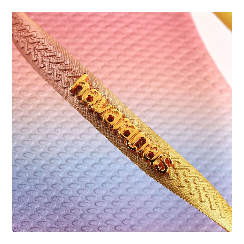 Havaianas SLIM GRADIENT SUNSET - Tongs Femme yellow pixel