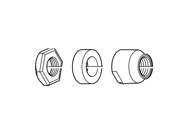 Shimano RM35 Låsemøtrikenhed, Venstre