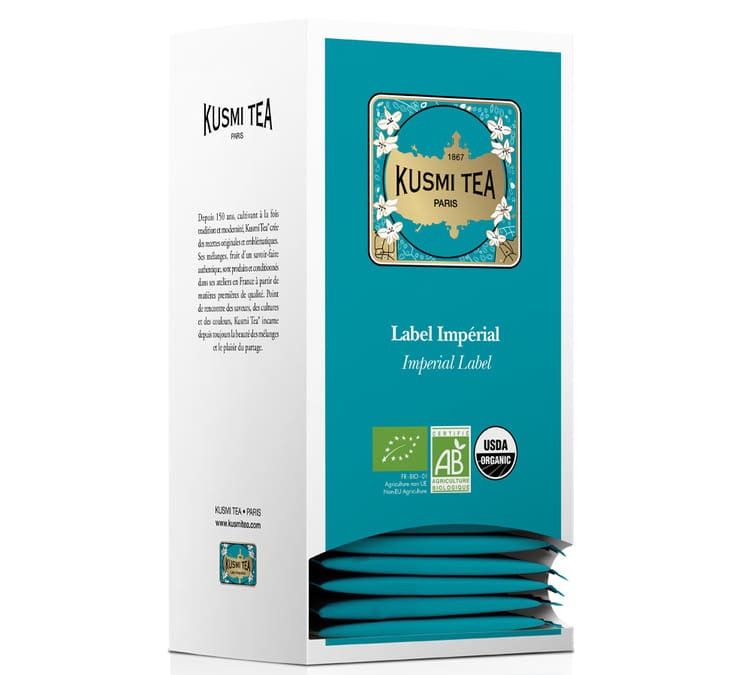 Thé vert Label Impérial - 25 sachets - format professionnel - Kusmi Tea