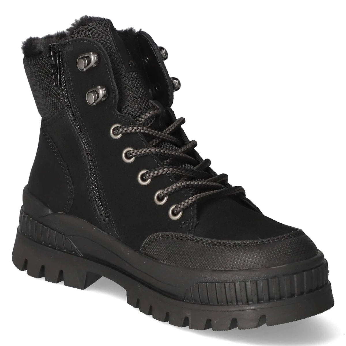 RiekerSchnürstiefeletten - black
