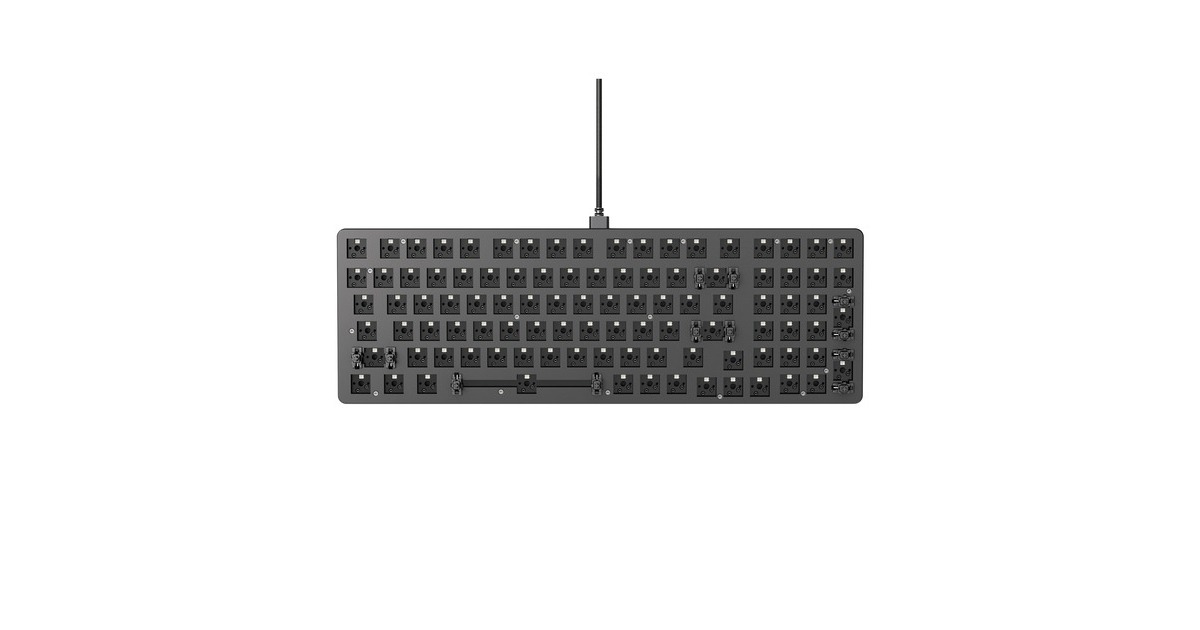 GloriousGMMK 2 Barebone Full Size, gaming toetsenbord  (Zwart, US lay-out, RGB leds, Hot-swappable)