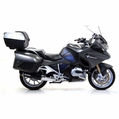 Silencieux Arrow Alu dark Maxi race-tech embout carbone