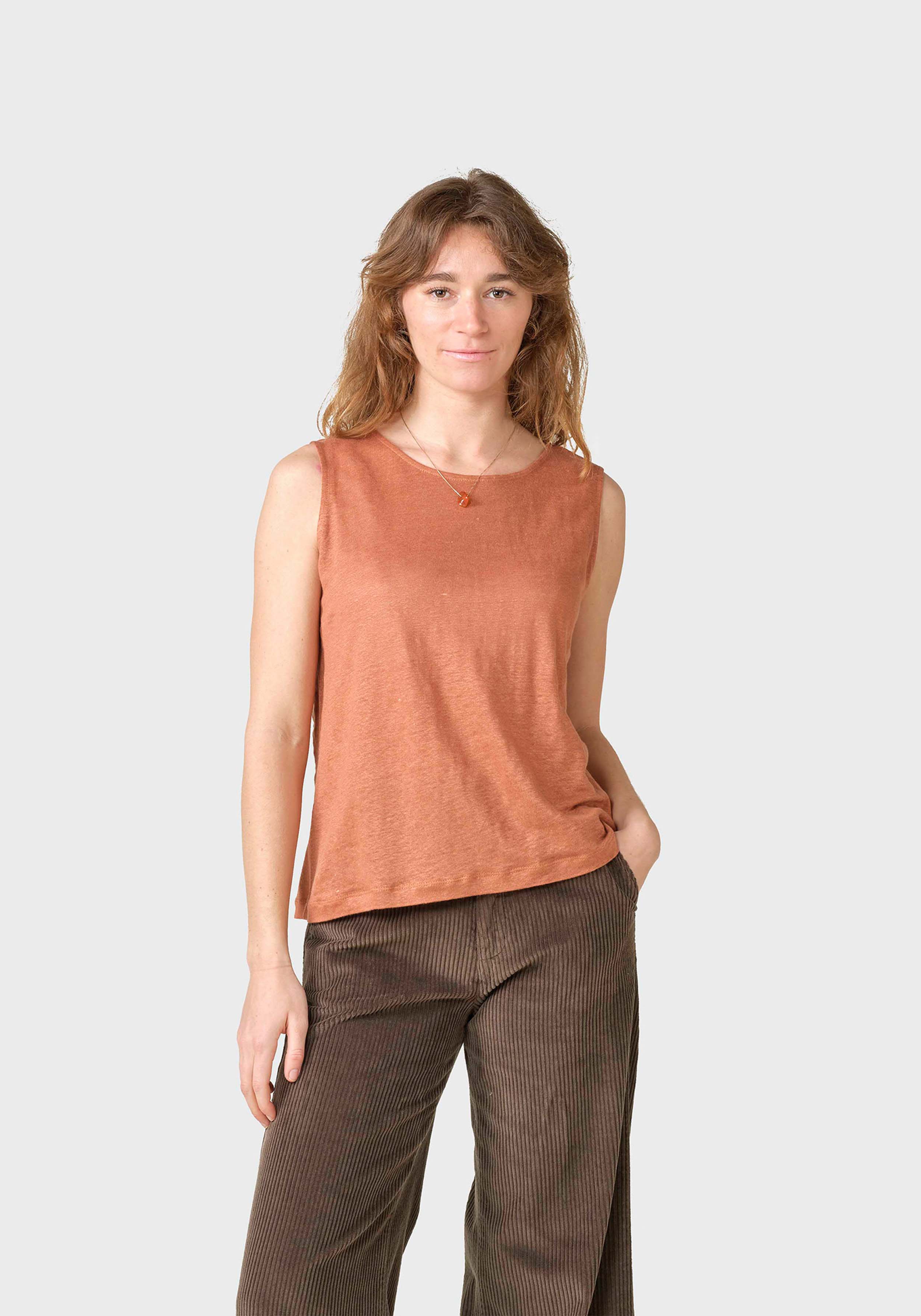 Klitmøller Collective Tank Top Dee Burnt Sienna