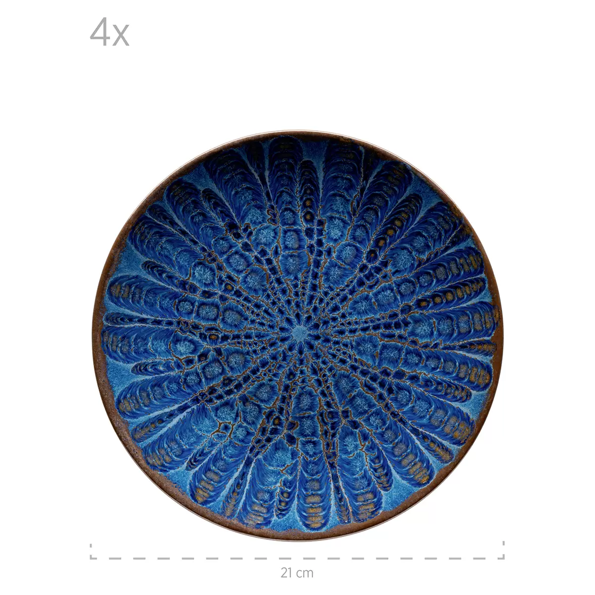 Tafelservice 12tlg. AQUAMARINE Blau
