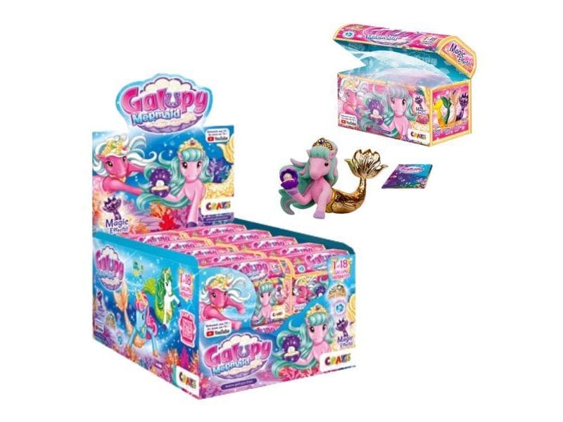 Craze Figur Galupy Mermaid assortiert Mermaide-Sammelfigur im 20er Display