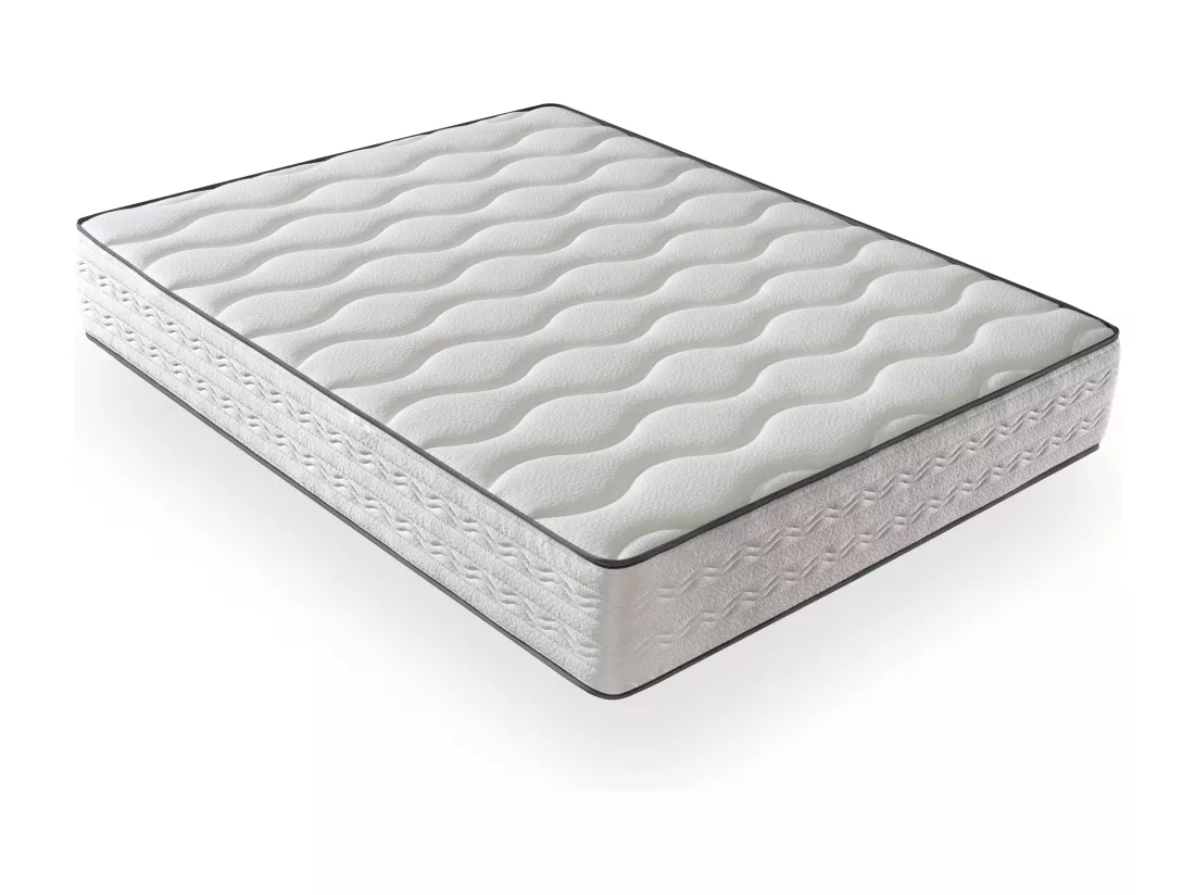 Matelas Mousse 140x190 Firenza - Ferme - Réversible - Côté Été/hiver - H25 Cm