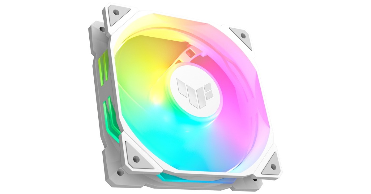 ASUSTUF Gaming TR120 ARGB Reverse case fans  (Wit, 3 stuks, 120 x 120 x 25 mm)