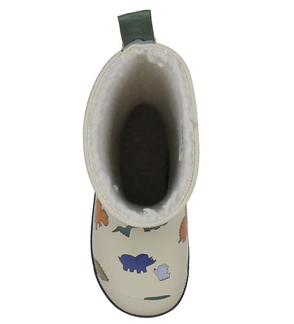 Liewood Gummistiefel Gefüttert - Mason - Mist m. Dinosaurier