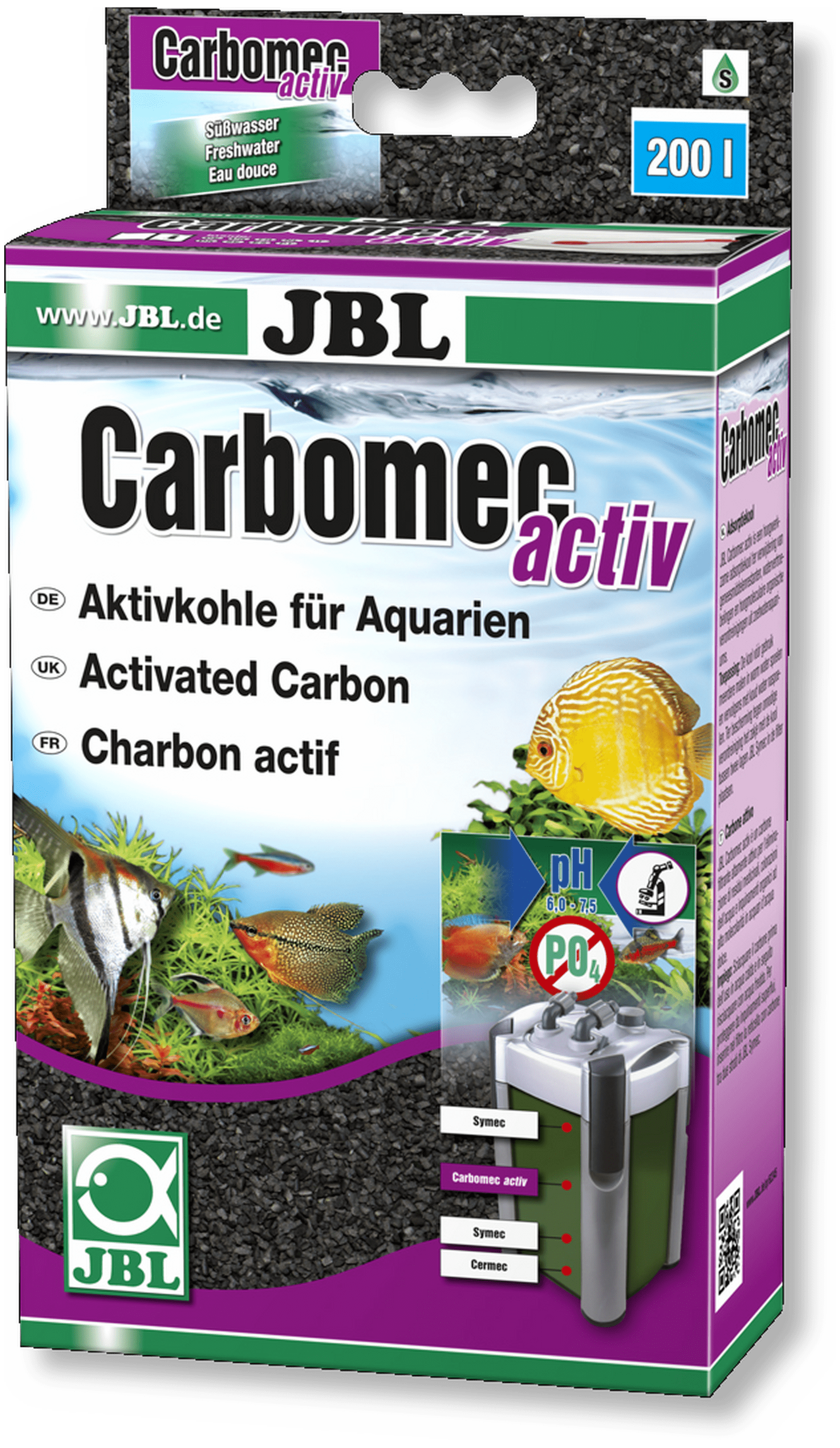 JBL Carbomec Activ | Houtskool voorbehandeling