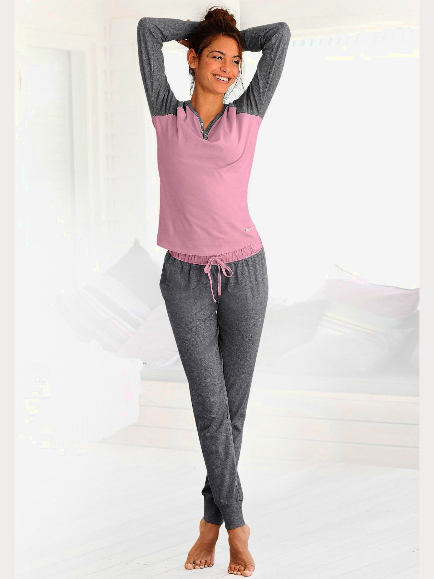 Pyjama avec manches raglan
