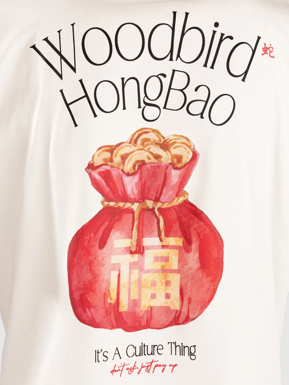 Woodbird WBBaine HongBao T-Shirt off white