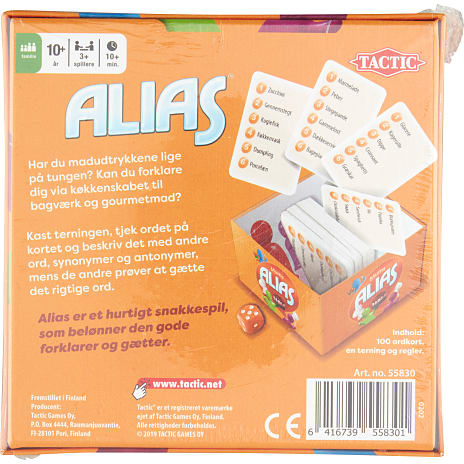 Alias Snack Game: Mums