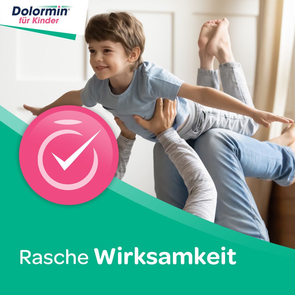 Dolormin für Kinder Ibuprofensaft 40 mg/ml bei Fieber und Schmerzen