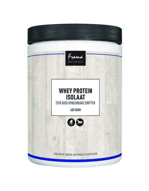 Frama Wheyproteine Isolaat - Supplement - 400 g Hond