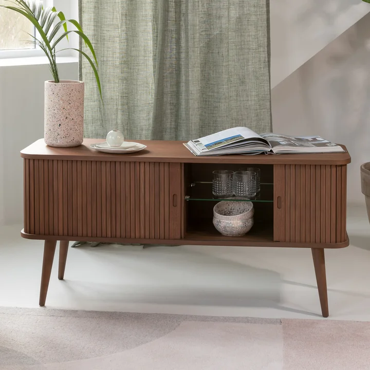 Zuiver - Barbier Sideboard mit Schiebetüren, Esche
